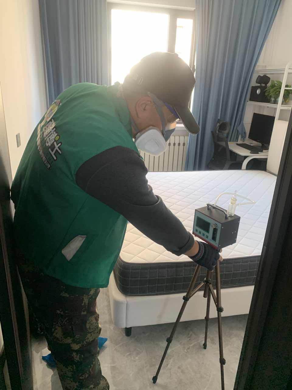 冷水滩醛博士百和国际小区测甲醛 甲醛检测现场